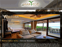 Tablet Screenshot of maryoosamuihotel.com